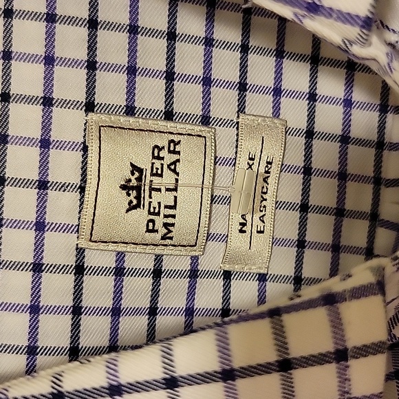 PETER MILLAR NANOLUXE EASYCARE BUTTON DOWN SHIRT....XL - Picture 4 of 10